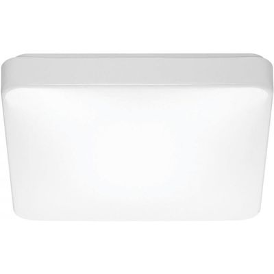Nuvo 62/1098 Sqauare LED Module 14 in. Flush Mount Light Fixture with Occupancy Sensor, 120V, White