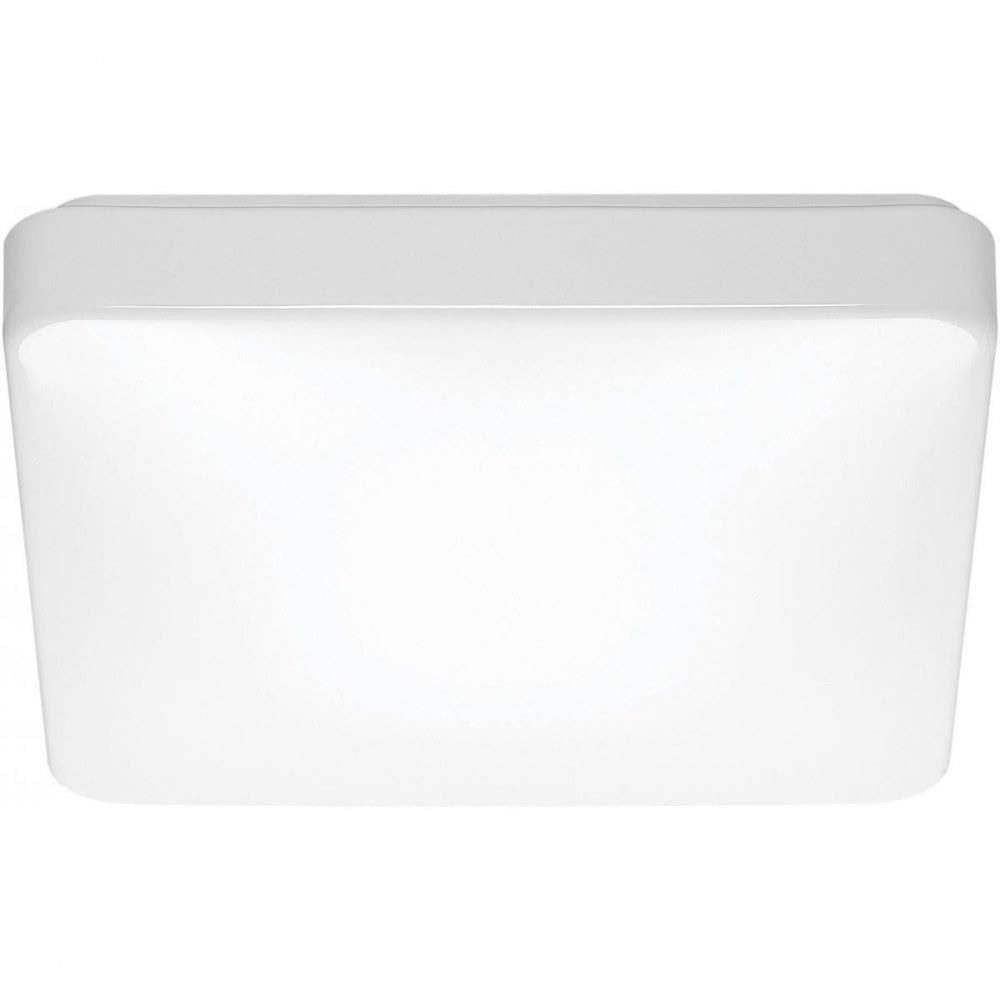 Nuvo 62/1098 Sqauare LED Module 14 in. Flush Mount Light Fixture with Occupancy Sensor, 120V, White