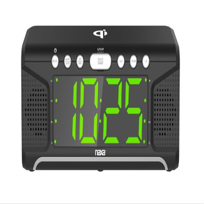 Naxa NRC-190 Alarm Clock, Black