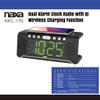 Naxa NRC-190 Alarm Clock, Black view 4