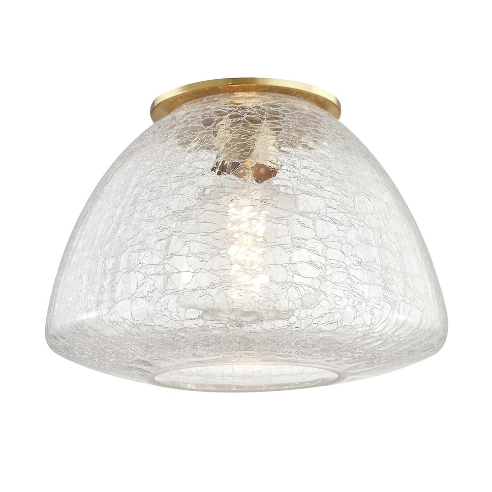 Mitzi H216501L-AGB Maya Flush Mount, Brass