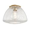 Mitzi H216501L-AGB Maya Flush Mount, Brass view 1