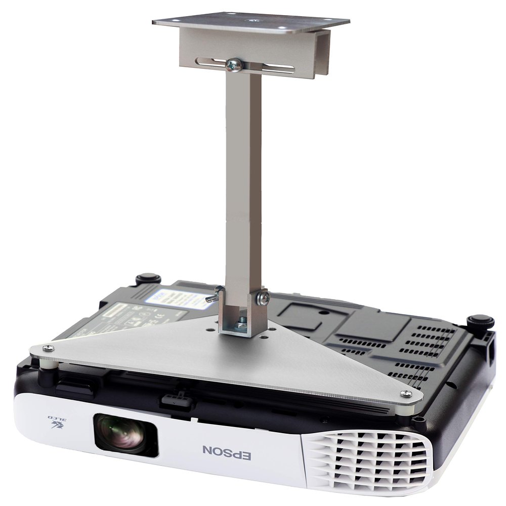 PCMD, LLC. Projector Ceiling Mount Compatible with Epson EH-TW5210 EH-TW5300 EH-TW5350 EH-TW5350S with Lateral Shift Coupling (14-Inch Extension)
