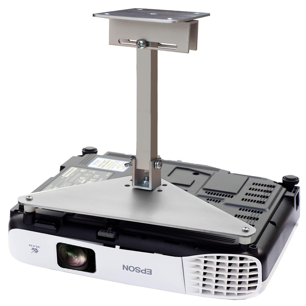 PCMD, LLC. Projector Ceiling Mount Compatible with Epson PowerLite 98H 99W S17 S27 S29 W17 W29 X17 X21 with Lateral Shift Coupling (12-Inch Extension)