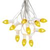 Novelty Lights C7 Yellow Christmas Lights Set, Outdoor Patio String Lights view 1