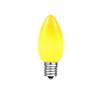 Novelty Lights C7 Yellow Ceramic Christmas Lights, Outdoor String Lights view 2