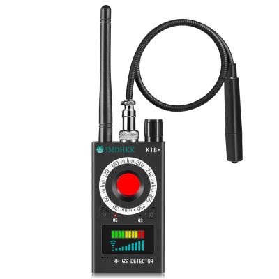 JMDHKK K18+ Hidden Camera Detector, Spy Camera Finder, Bug Detector, Magnetic Field Detector, Listening Device Detector  Privacy Protection Tool for Home, Office, Hotel, and Travel Security(Black)
