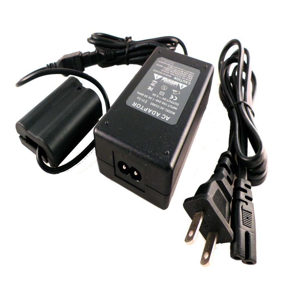 Digital Camera Adapter Compatible with Nikon D800 SLR Digital Camera Adapter Power Supply Connector Kit - Replacement For Nikon EH-5B AC Adapter & Nikon EP-5B Power Supply Connector