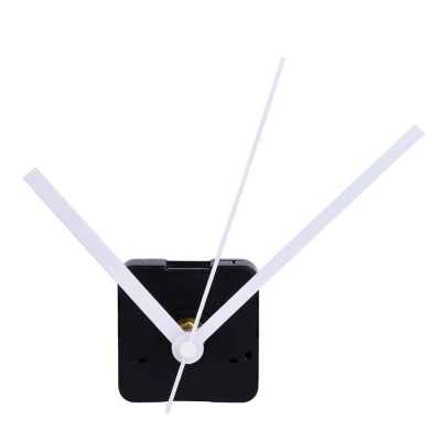 Mudder Silence Quartz Clock Movement, 0.39 in Max Dial Thickness, White