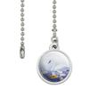 GRAPHICS & MORE Swan Family on The Lake Ceiling Fan and Light Pull Chain view 2
