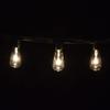 Commercial Vintage Edison String Lights (ST40 Clear - Black Wire, 25 Foot) view 4