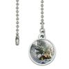 GRAPHICS & MORE Deer in The Snow Ceiling Fan and Light Pull Chain view 2
