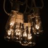 Commercial Vintage Edison String Lights (ST40 Clear - White Wire, 50 Foot) view 2