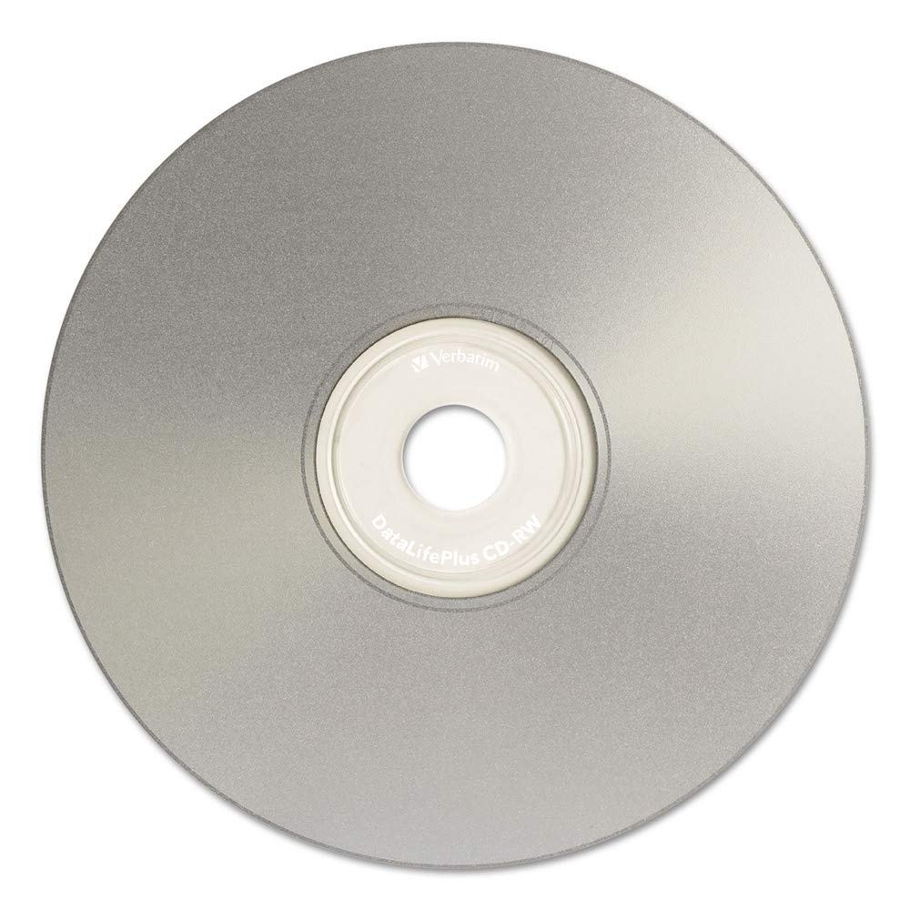 Verbatim CD-RW 700MB 2X-4X DataLifePlus Silver Inkjet Printable Hub - 50pk Spindle