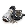 WF28 26pin Power Cable Connector, IP67 Electronic Plug and Socket Adapter, Automotive Aviation Bulkhead Connector(26PIN, 2SET) view 4