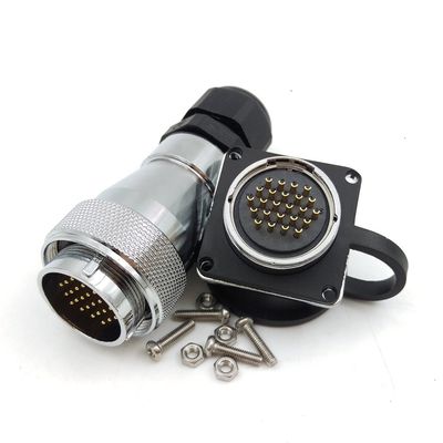 WF28 26pin Power Cable Connector, IP67 Electronic Plug and Socket Adapter, Automotive Aviation Bulkhead Connector(26PIN, 5SET)