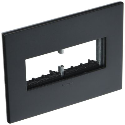 Legrand adorne Graphite, 2-Gang Wall Plate, AWP2GGR4