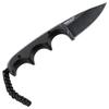 CRKT Compact Fixed Blade Knife: Minimalist Black Drop Point, Folts Utility Knife with Stonewashed Blade, G10 Handle and Nylon Sheath 2384K view 2