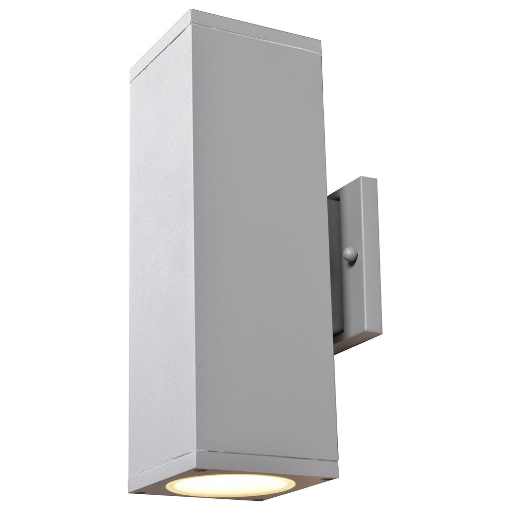 Access 20033LEDMG-SAT/FST Contemporary Modern LED Wall Fixture from Bayside Collection in Pewter, Nickel, Silver Finish,
