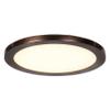 Access Lighting 20812LEDD-BS/ACR Disc Flush Mount, 9.5", Brushed Steel Finish view 1