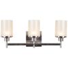 Access Lighting - HI Access 62511LEDD-BS/CSL Contemporary Modern LED Vanity from Perch Collection in Pewter, Nickel, Silver Finish, 3 Light, Brushed Steel view 1