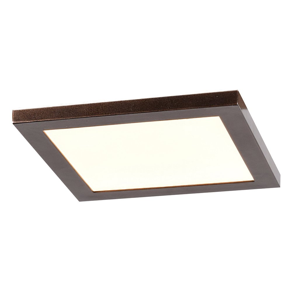 Access Lighting 20814LEDD-BS/ACR Boxer Flush Mount, 5", Brushed Steel Finish