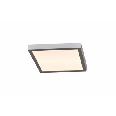 Access 20076LEDD-SILV/ACR Transitional LED Flush Mount from Ulko Exterior Collection in Pewter, Nickel, Silver Finish, 9.00 inches
