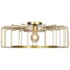 Access 23892LEDDLP-GLD Contemporary Modern LED Flush Mount from Wired Collection in Gold, Champ, Gld Leaf Finish, view 1