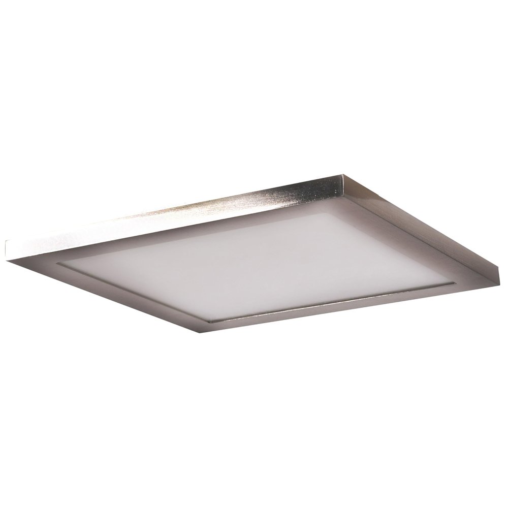 Access Lighting 20815LEDD-BS/ACR Boxer Flush Mount, 5", Brushed Steel Finish