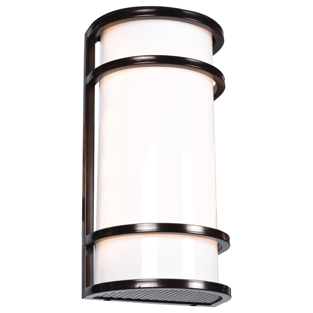 Access 20105LEDMG-BRZ/ACR Contemporary Modern LED Wall Fixture from Cove Collection in Bronze/Dark Finish,