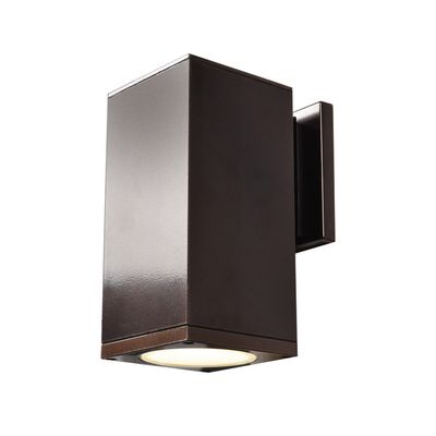 Access 20032LEDMG-BRZ/FST Contemporary Modern LED Wall Fixture from Bayside Collection in Bronze/Dark Finish,