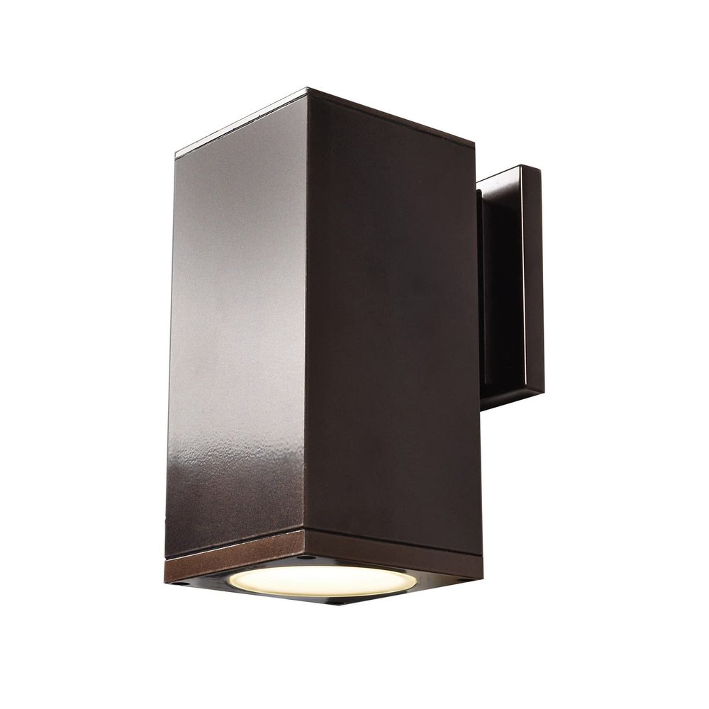 Access 20032LEDMG-BRZ/FST Contemporary Modern LED Wall Fixture from Bayside Collection in Bronze/Dark Finish,