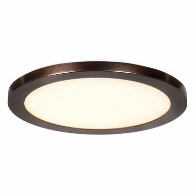 Access 20812LEDD-BRZ/ACR Contemporary Modern LED Flush Mount from Disc Collection in Bronze/Dark Finish,