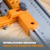 Bora Jigsaw Guide For WTX or NGX Clamp Edge. Use for making Straight Cuts & As A Steady Guide for your Jigsaw -542009 view 3