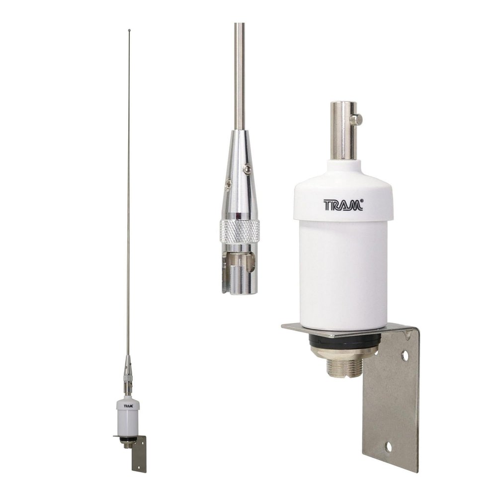 Tram 38" VHF 3dBd Gain Marine Antenna with Quick-Disconnect Thick Whip That Stands Tall in The Wind
