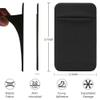 Fulgamo Phone Wallet Stick on,Card Holder for Phone Case,Phone Card Holder view 2
