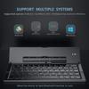 Geyes Foldable Bluetooth Keyboard Portable Folding Wireless Keyboard with Portable Pocket Size, Aluminum Alloy Housing for iPhone,iPad, Tablet,Laptops and Smartphones (Black) view 2