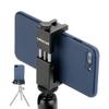 ULANZI ST-02S Aluminum Phone Tripod Mount w Cold Shoe Mount, Support Vertical and Horizontal, Universal Metal Adjustable Clamp for iPhone 12 11 Pro Xs X Max 8 7 Plus Samsung Android Smartphones view 1