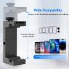 ULANZI ST-02S Aluminum Phone Tripod Mount w Cold Shoe Mount, Support Vertical and Horizontal, Universal Metal Adjustable Clamp for iPhone 12 11 Pro Xs X Max 8 7 Plus Samsung Android Smartphones view 3