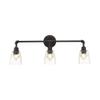 Toltec Lighting 183-DG-461 Vintage 3 Light Bath Bar with 4.5" Bubble Glass view 1
