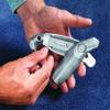 Razor Carpet Knife Hook Handle Ergonomic Pull-Cut Utility Knife with Pivoting Blade Storage Body Uses Slotted Blades view 2