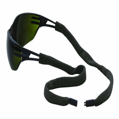 Chums Safety 13002100k Flame Resistant Kevlar Eyewear Retainer with Single Breakaway, Black (Pack of 6)