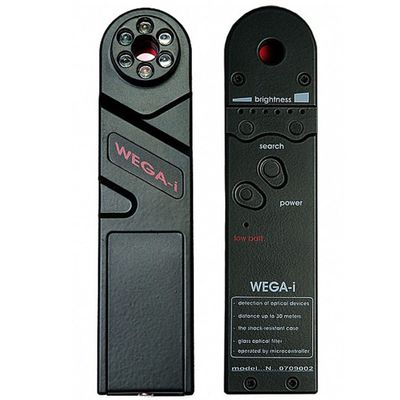 KJB DD1200 WEGA iProtect PRO Camera Finder, Detection of All Types Of Hidden Video Cameras, IR Filter, Adjustable Brightness with Bargraph, Low Battery Indicator, Metal Case, Detection up to 60 feet