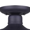 Canarm Marcella 1-Light Outdoor Ceiling Light, 12-Inch Black Semi-Flush Frosted Glass Durable Wet-Rated Modern Outdoor Lighting for Porch and Entryway view 3