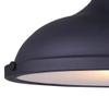 Canarm Marcella 1-Light Outdoor Ceiling Light, 12-Inch Black Semi-Flush Frosted Glass Durable Wet-Rated Modern Outdoor Lighting for Porch and Entryway view 4