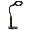 OttLite D59PNB-FFP Soft Touch Flex Led Lamp, Desk Lamp, Space Saving Design, Flexible Adjustment, Dimmable, 10.5" x 5.25" x 11", Black view 1