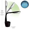 OttLite Organizer LED Desk Lamp with Storage Compartment, Black view 3