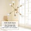 8 Lights Modern Sputnik Chandelier Lighting with Adjustable Arms Mid Century Pendant Light Vintage Industrial Farmhouse Ceiling Light Fixture Brushed Brass by BONLICHT view 3