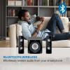 iLive Electronics Bluetooth Speaker System with Built-in Subwoofer, 7.28 x 8.86 x 7.28 Inches, Black (iHB23B) view 3