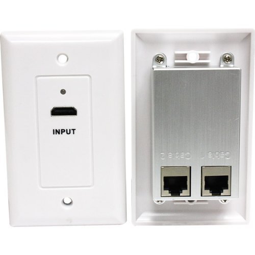 Steren Hdmi Cat5E Wall Plate Wht
